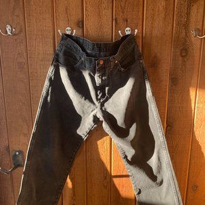 Vintage Black Wranglers 33x28